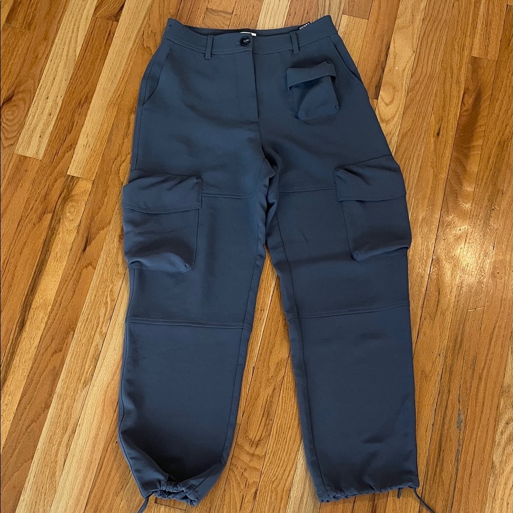 Wilfred / aritzia Deep purple/gray crepe Cargo Pocket Jogger Pants